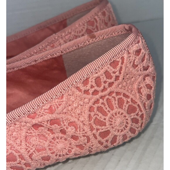 Alfani Flats Women’s 11M Pink Ballet Lace Bow Slip-On Shoes Round Toe Amor - Picture 5 of 14